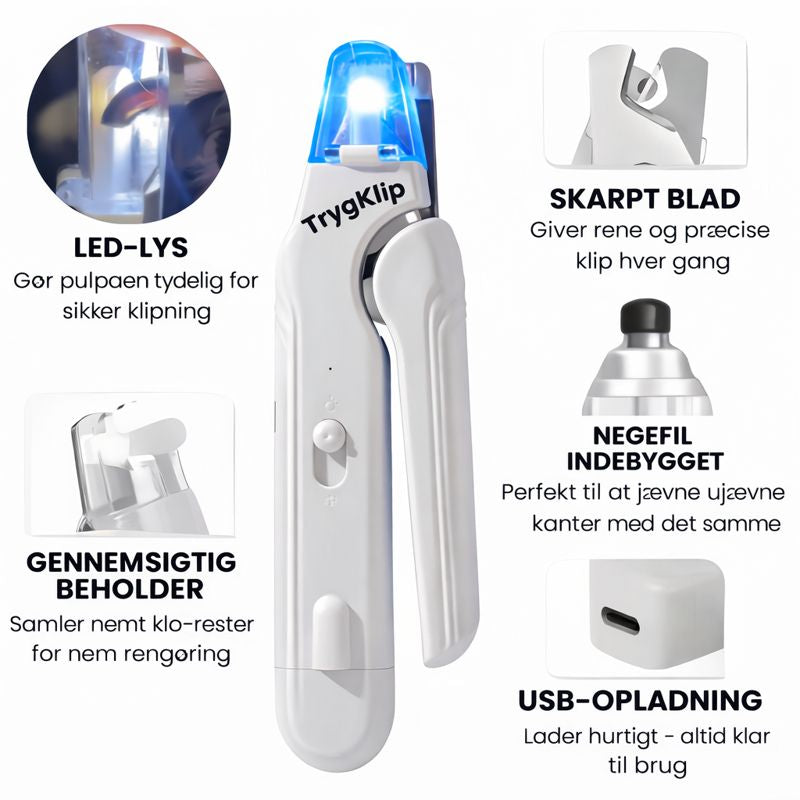 TrygKlip™ – Tryg og præcis klipning af hundens kløer