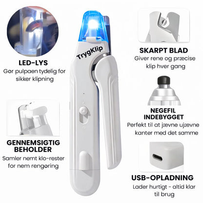 TrygKlip™ – Tryg og præcis klipning af hundens kløer